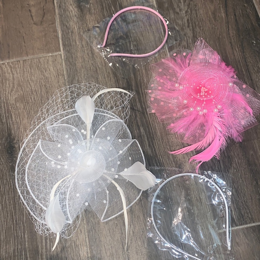 Tea Party Clip On Bows
